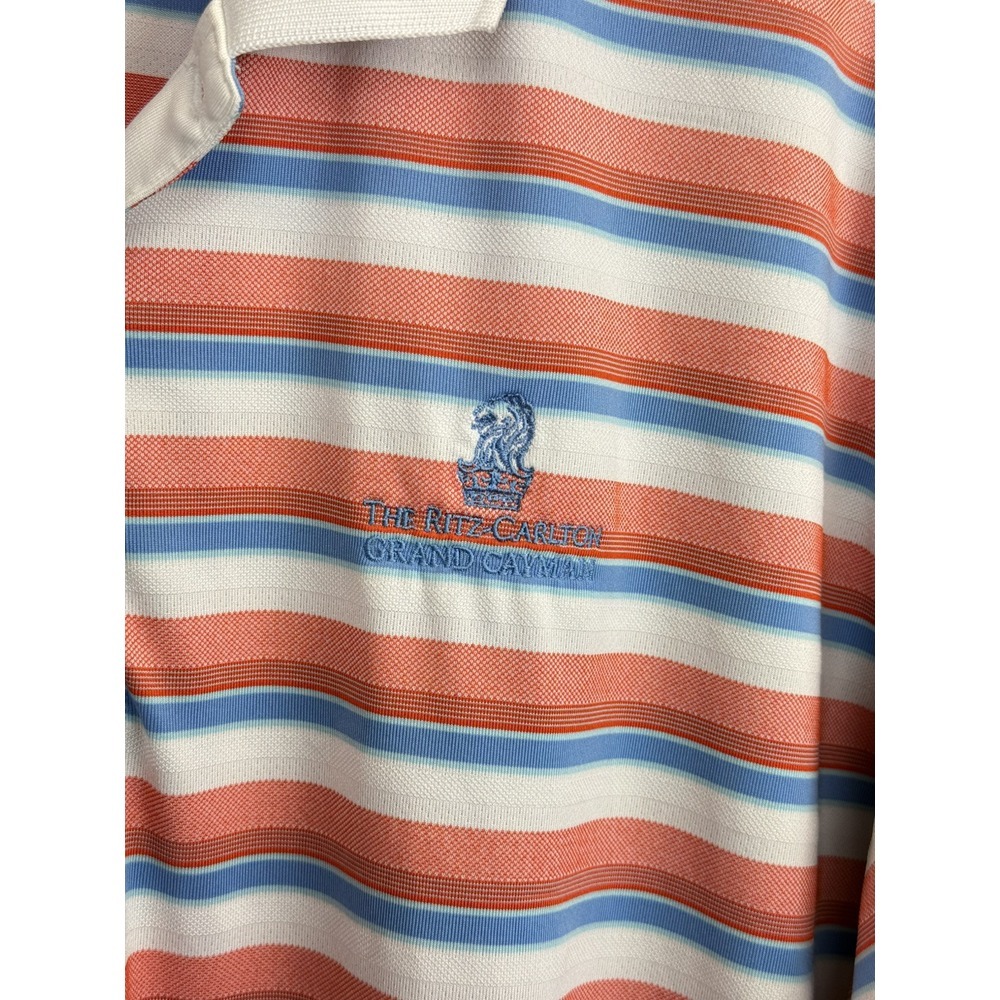 Adidas Climacool Tech Polo‎ Shirt Men's XXL The Ritz-Carlton Grand Cayman Golf - Picture 4 of 7